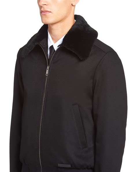 prada cashmere jacket|Prada wool.